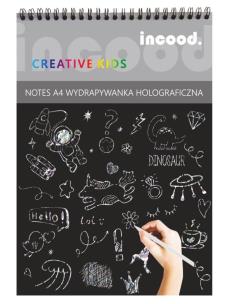 Opakowanie Notes wydrapywanka holograficzna A4
