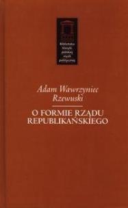 Okładka książki O formie rządu republikańskiego