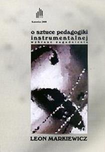 Okładka książki O sztuce pedagogii instrumentalnej