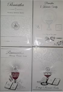 Opakowanie Pamiątka Komunijna A5 złocona mix wzorów