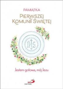 Okładka książki Pamiątka Pierwszej Komunii Św. - Dla dziewczynki
