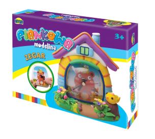 Opakowanie Piankowa modelina Zegar 6x15g