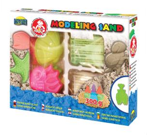 Opakowanie Piasek kinetyczny 300g z foremkami