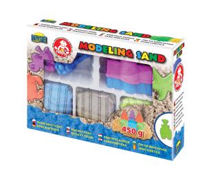 Opakowanie Piasek kinetyczny 450g z foremkami