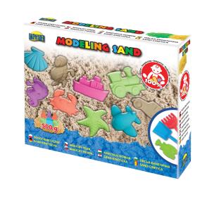 Opakowanie Piasek kinetyczny 500g z foremkami i narzędziami