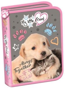 Opakowanie Piórnik dwuklapkowy bez wyposażenia CAT & DOG