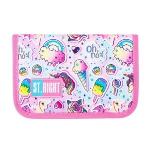 Opakowanie Piórnik dwuklapkowy bez wyposażenia PC3 SŁODKI RÓŻ