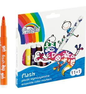 Opakowanie Pisaki Flash wymazywalne 11 kolorów + 1 FIORELLO