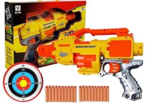 Pistolet na piankowe strzałki pociski karabin. Wydawca: Lean Toys. Multiszop.pl Opakowanie Pistolet na piankowe strzałki pociski karabin