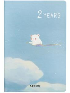 Opakowanie Planer wieloletni B6/128K Niebieski