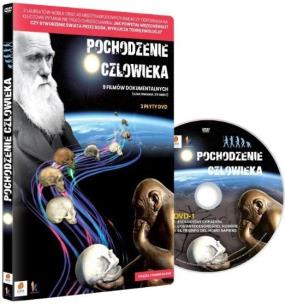 Okładka książki Pochodzenie człowieka - książka + 3DVD