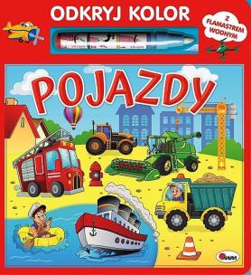 Okładka książki Pojazdy. Odkryj kolor
