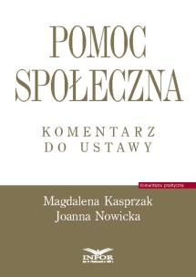 Okładka książki Pomoc społeczna Komentarz do ustawy