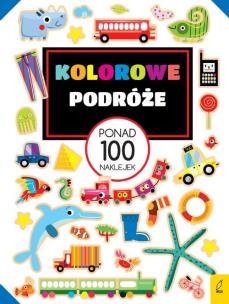 Okładka książki Ponad 100 naklejek. Kolorowe podróże