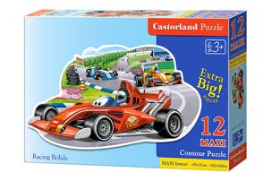 Puzzle 12 maxi Racing Bolide CASTOR. Wydawca: Castorland. Multiszop.pl Opakowanie Puzzle 12 maxi Racing Bolide CASTOR