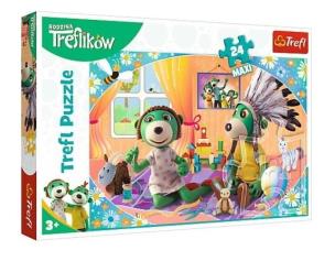 Opakowanie Puzzle 24 maxi - Rodzina Treflików TREFL