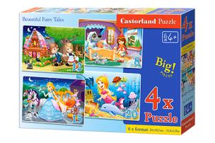Opakowanie Puzzle 4w1 Beautiful Fairy Tales 8-12-15-20