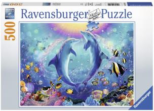 Opakowanie Puzzle 500 Tańczące delfiny