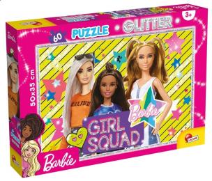 Opakowanie Puzzle 60 Barbie Glitter Girl Squad!