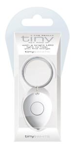 Opakowanie Really Tiny Keyring - breloczek z lampką - biały