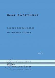 Okładka książki Sacred Choral Works Vol. 1 na chór SATB a cappella