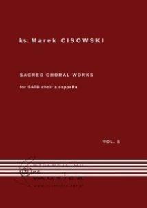 Okładka książki Sacred Choral Works Vol. 1 na czterogłosowy...