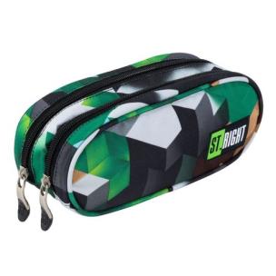 Opakowanie Saszetka dwukomorowa PU-02 Zielone klocki 3D