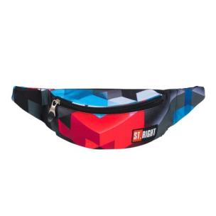 Opakowanie Saszetka na pasek nerka WB1 CZERWONE KLOCKI 3D