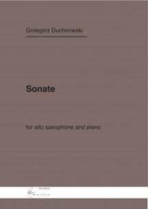 Okładka książki Sonata na saksofon i fortepian