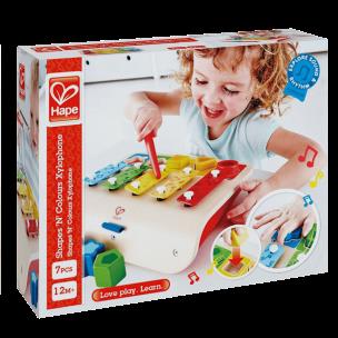 Opakowanie Sorter kształtów ksylofon Hape E0334