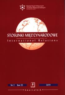 Opakowanie Stosunki międzynarodowe 2019/2 Tom 55