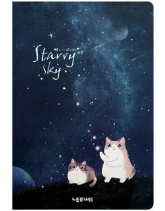 Opakowanie Szkicownik B5/100K Koty i gwiazdy