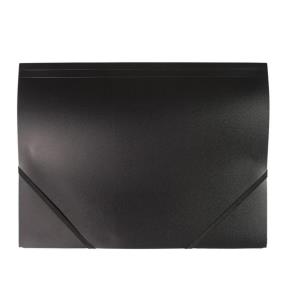 Opakowanie Teczka plastikowa z gumką czarna D.RECT
