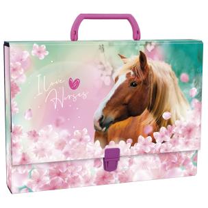 Opakowanie Teczka twarda z rączką A4 Derform 06 Konie 19