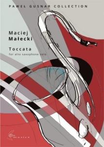 Okładka książki Toccata na saksofon altowy solo