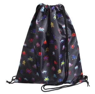 Okładka książki Worek na buty granatowy Piksele