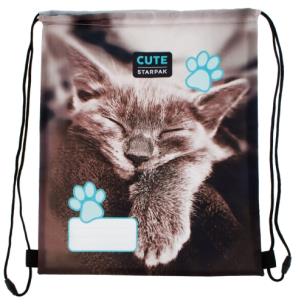 Opakowanie Worek szkolny na ramię Kitty Sepia