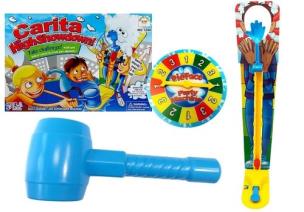 Zabawna Gra Uderz Młotkiem Bita Śmietana w Twarz. Wydawca: Lean Toys. Multiszop.pl Opakowanie Zabawna Gra Uderz Młotkiem Bita Śmietana w Twarz