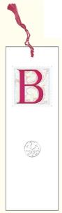 Opakowanie Zakładka do książki z anagramem Litera B