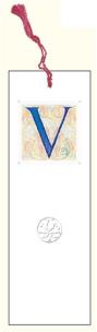 Opakowanie Zakładka do książki z anagramem Litera V