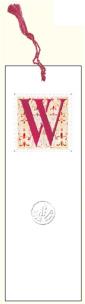 Opakowanie Zakładka do książki z anagramem Litera W