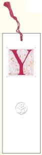 Opakowanie Zakładka do książki z anagramem Litera Y