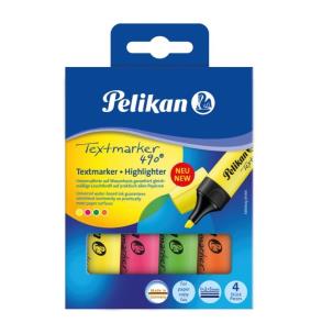 Opakowanie Zakreślacz 490 etui 4 kolory