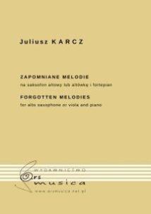 Okładka książki Zapomniane melodie na saksofon altowy lub...