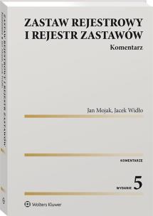 Okładka książki Zastaw rejestrowy i rejestr zastawów Komentarz