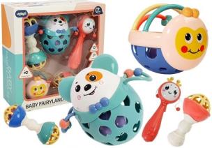 Opakowanie Zestaw grzechotek miękkie gryzak 5 sztuk