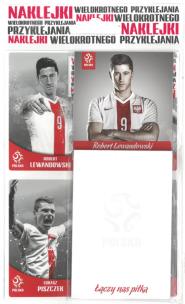 Opakowanie Zestaw naklejek z piłkarzami PZPN mały Z7