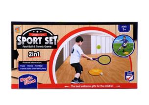 Opakowanie Zestaw sportowy 2w1 Tenis+piłka nożna