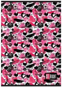 Opakowanie Zeszyt A4/60K kratka lam. mix ST.RIGHT (10szt)