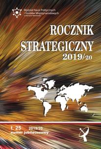 Okładka książki 2019/2020 ROCZNIK STRATEGICZNY t. 25